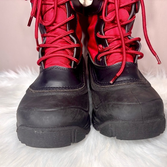 KAMIK Red & Black Plaid Cuff Boots - Picture 3 of 9